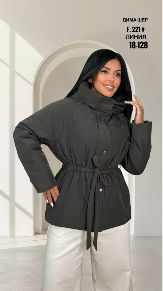 Купить Куртка женская серая оптом Садовод Интернет-каталог Садовод интернет-каталог