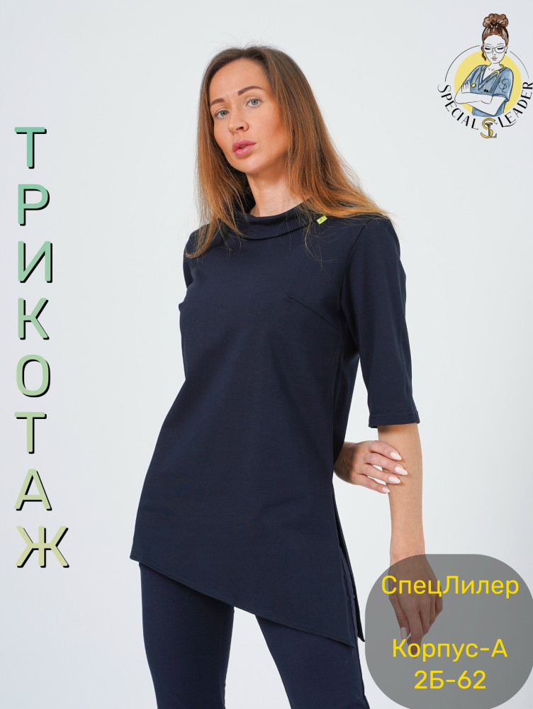 Купить Туника темно-синяя оптом Садовод Интернет-каталог Садовод интернет-каталог