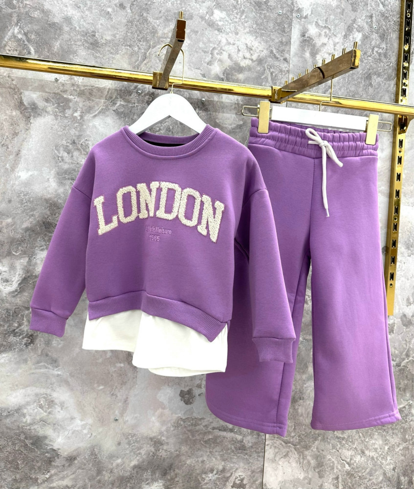 Купить Детский костюм фиолетовый оптом Садовод Интернет-каталог Садовод интернет-каталог