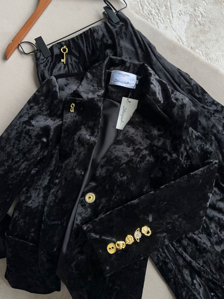 Купить Женский костюм черный оптом Садовод Интернет-каталог Садовод интернет-каталог