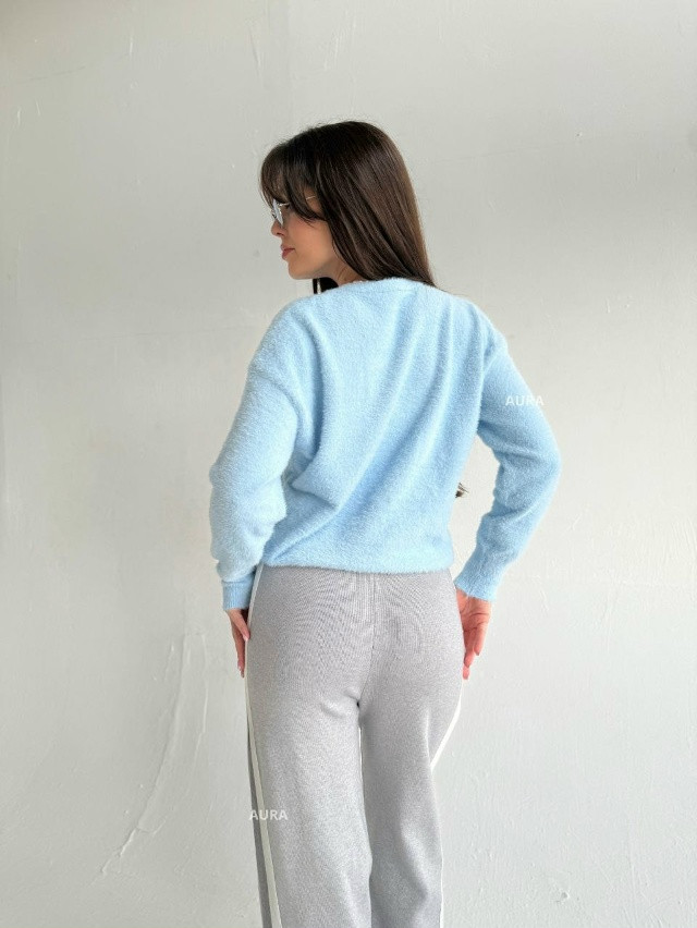 Купить Джемпер голубой оптом Садовод Интернет-каталог Садовод интернет-каталог