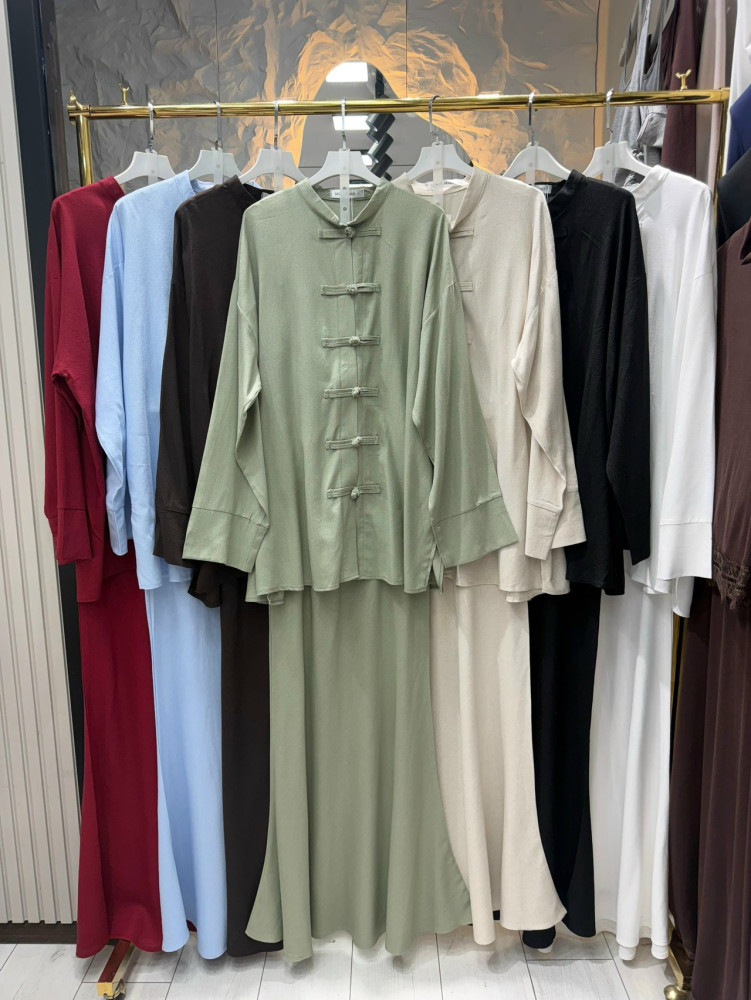 Купить Женский костюм зеленый оптом Садовод Интернет-каталог Садовод интернет-каталог