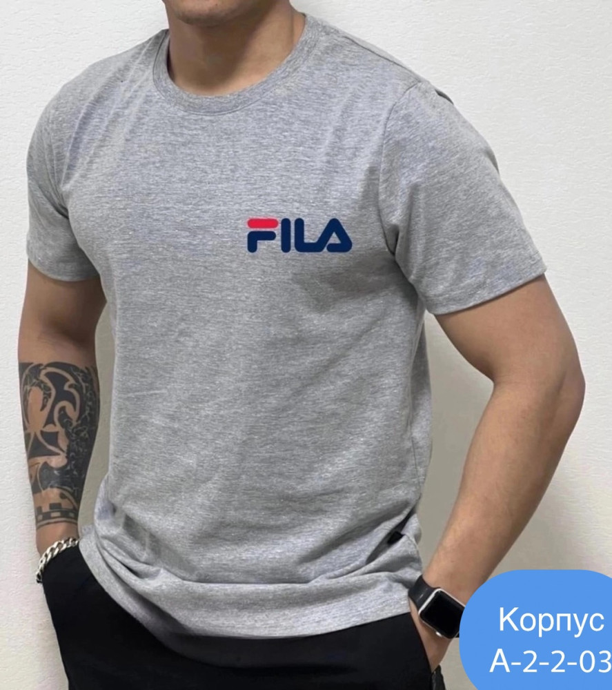 Купить Мужская футболка серая оптом Садовод Интернет-каталог Садовод интернет-каталог