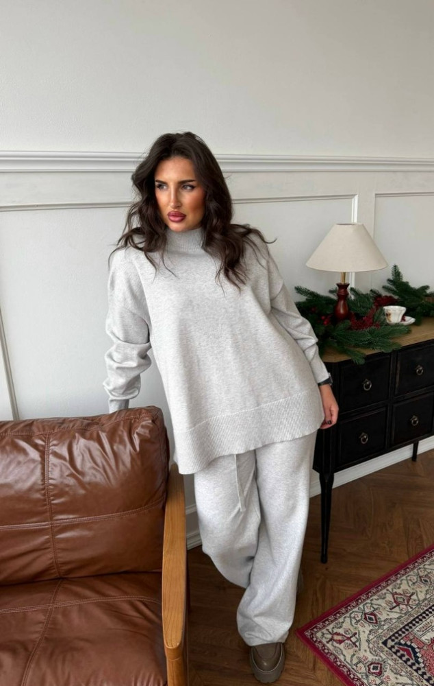 Купить Женский костюм серый оптом Садовод Интернет-каталог Садовод интернет-каталог