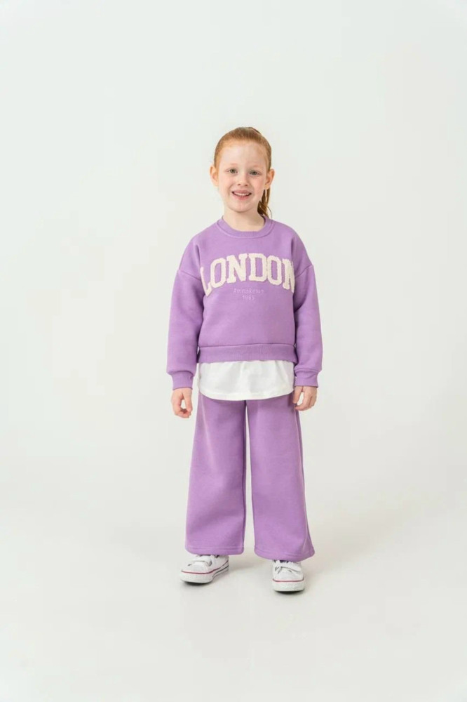 Купить Детский костюм фиолетовый оптом Садовод Интернет-каталог Садовод интернет-каталог