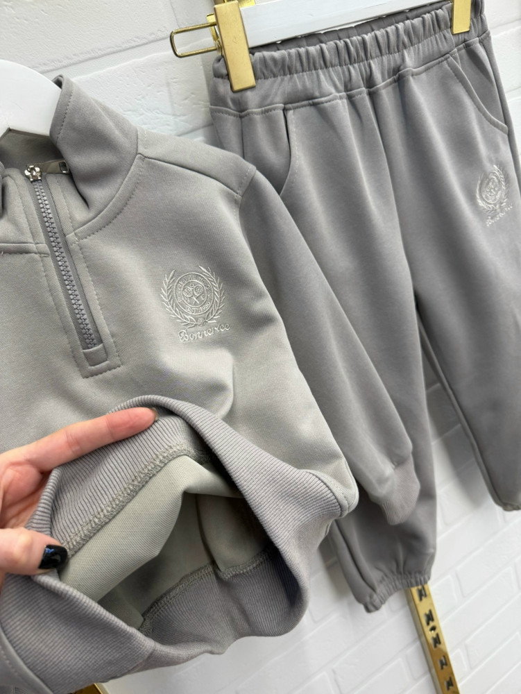 Купить Детский костюм серый оптом Садовод Интернет-каталог Садовод интернет-каталог