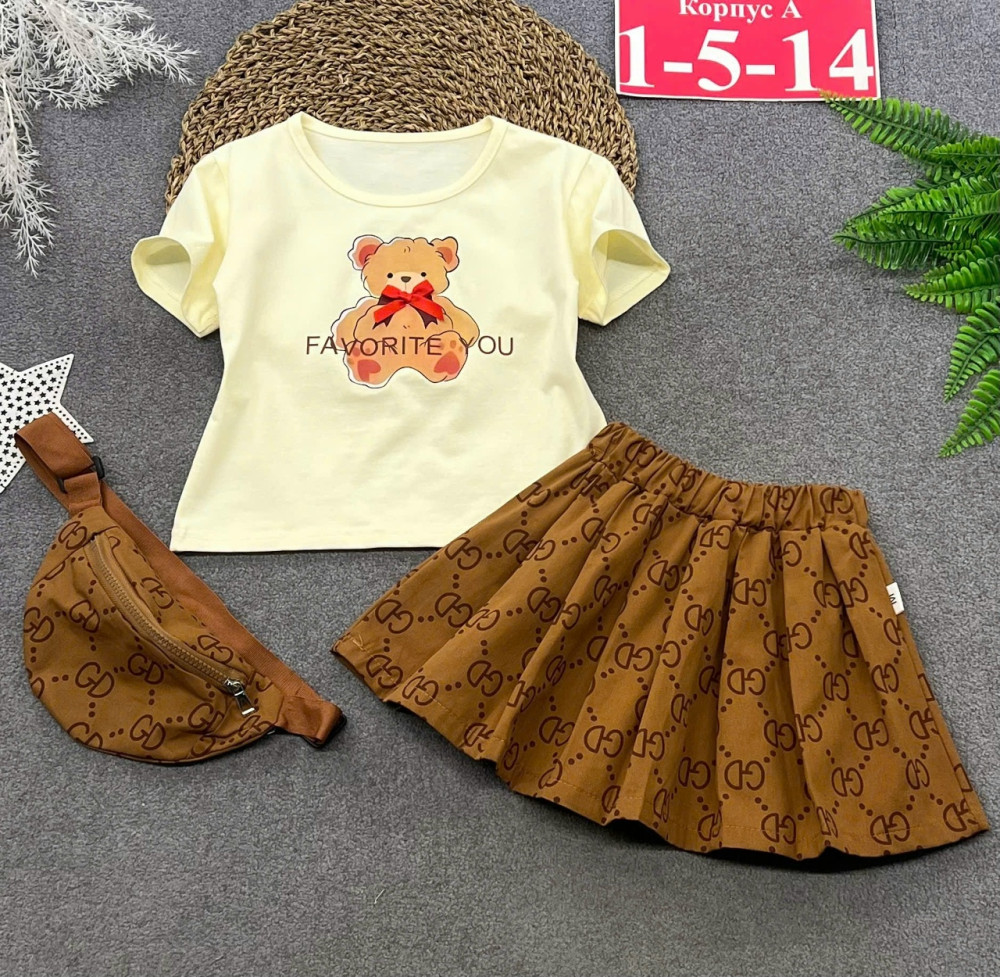 Купить Детский костюм коричневый оптом Садовод Интернет-каталог Садовод интернет-каталог