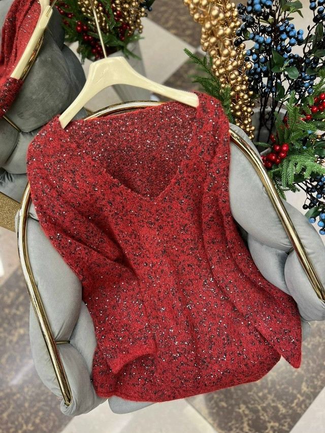 Купить Джемпер красный оптом Садовод Интернет-каталог Садовод интернет-каталог