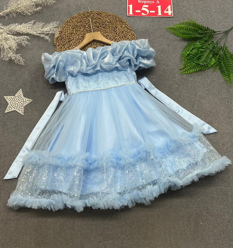 Купить Платье голубое оптом Садовод Интернет-каталог Садовод интернет-каталог