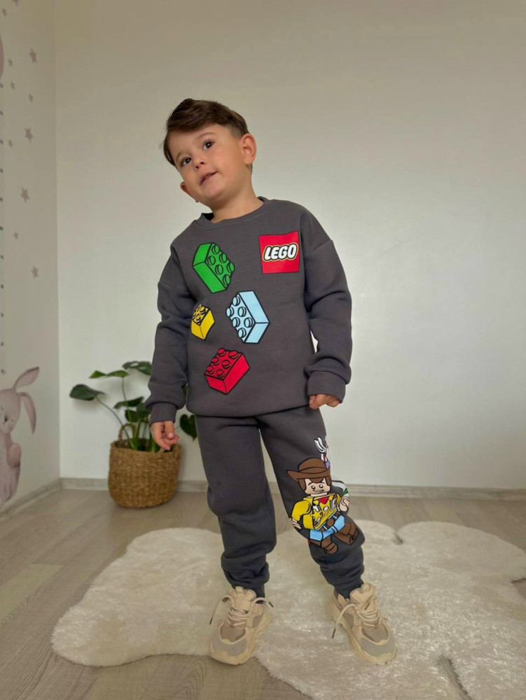 Купить Детский костюм серый оптом Садовод Интернет-каталог Садовод интернет-каталог