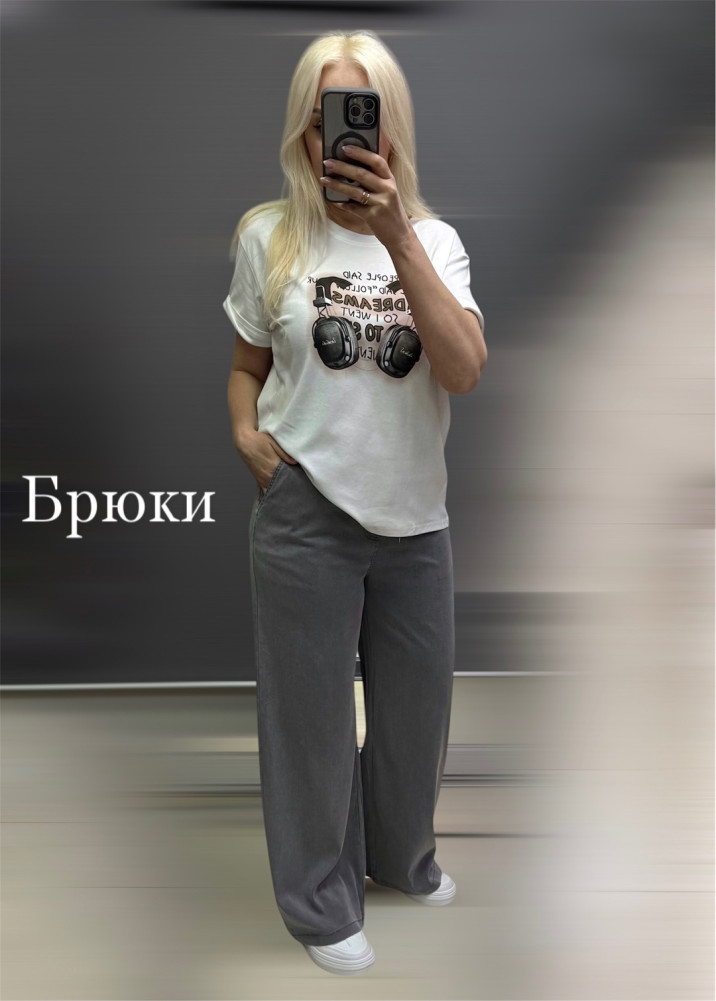 Купить Женские брюки серые оптом Садовод Интернет-каталог Садовод интернет-каталог
