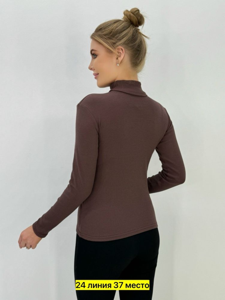 Купить Женская водолазка коричневая оптом Садовод Интернет-каталог Садовод интернет-каталог