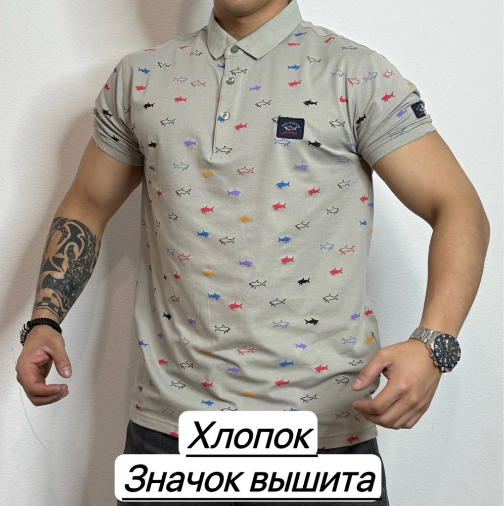 Купить Мужская футболка светло-серая оптом Садовод Интернет-каталог Садовод интернет-каталог