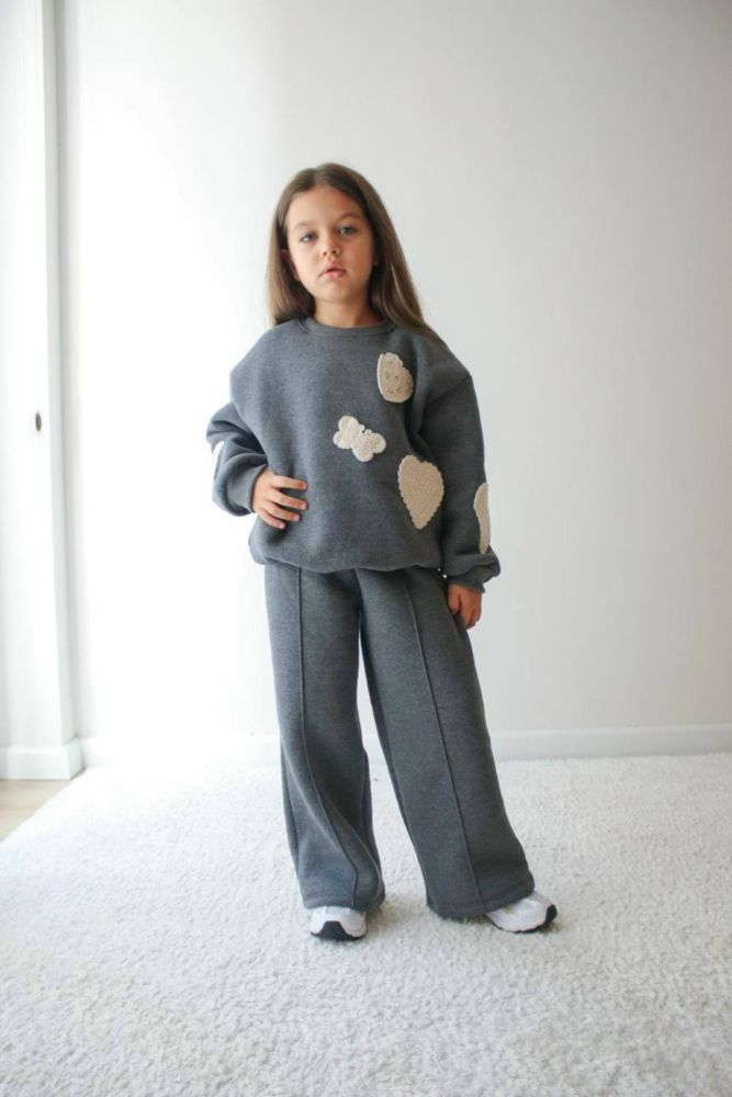 Купить Детский костюм серый оптом Садовод Интернет-каталог Садовод интернет-каталог