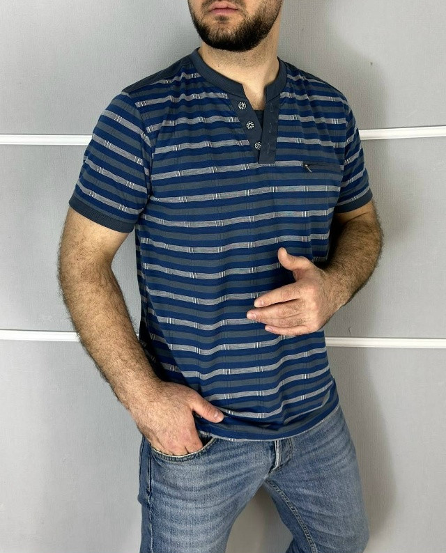 Купить Мужская футболка темно-синяя оптом Садовод Интернет-каталог Садовод интернет-каталог