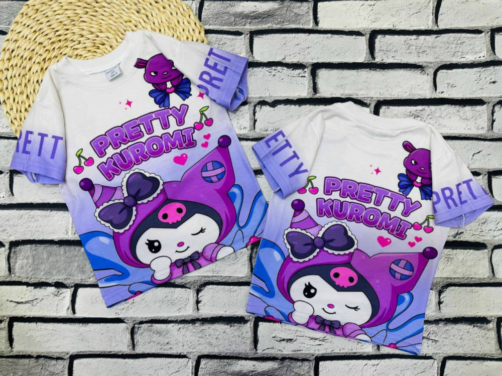 Купить Детская футболка фиолетовая оптом Садовод Интернет-каталог Садовод интернет-каталог