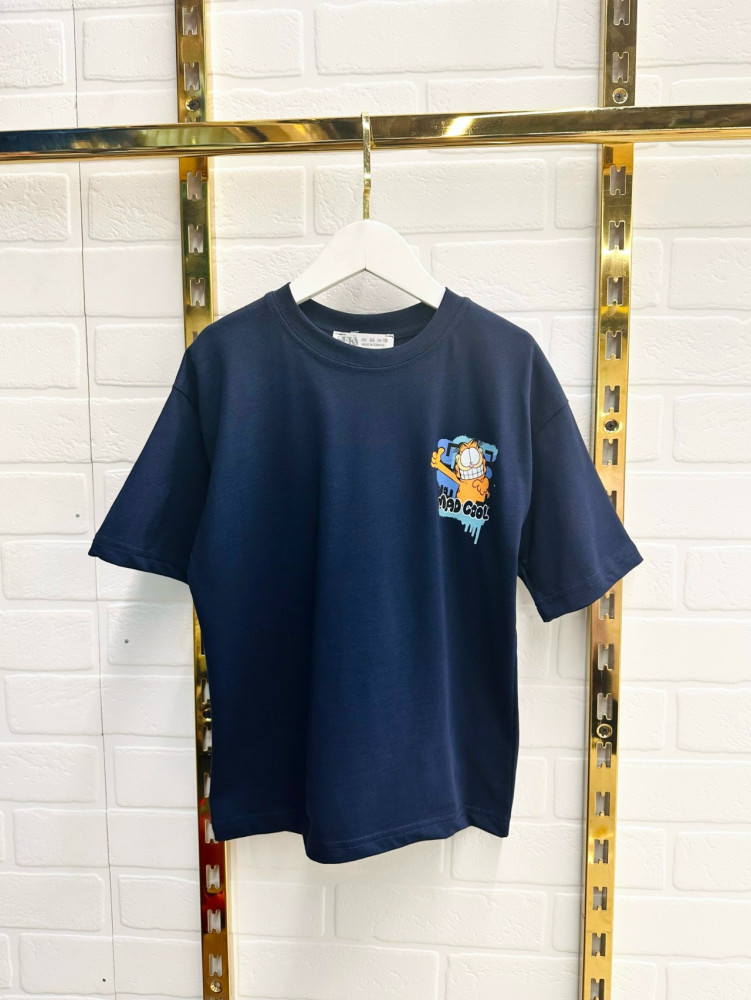 Купить Детская футболка синяя оптом Садовод Интернет-каталог Садовод интернет-каталог