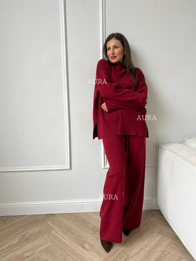 Купить Женский костюм бордовый оптом Садовод Интернет-каталог Садовод интернет-каталог