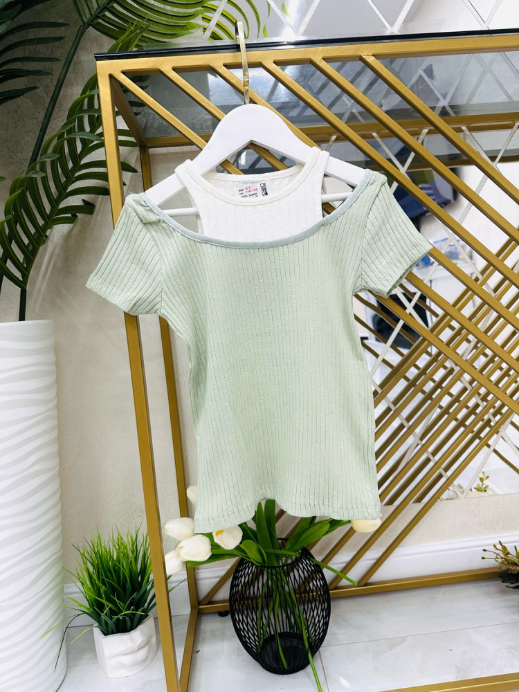 Купить Детская футболка зеленая оптом Садовод Интернет-каталог Садовод интернет-каталог