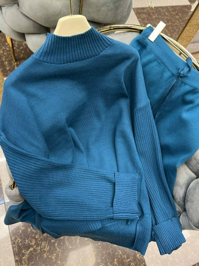 Купить Женский костюм синий оптом Садовод Интернет-каталог Садовод интернет-каталог