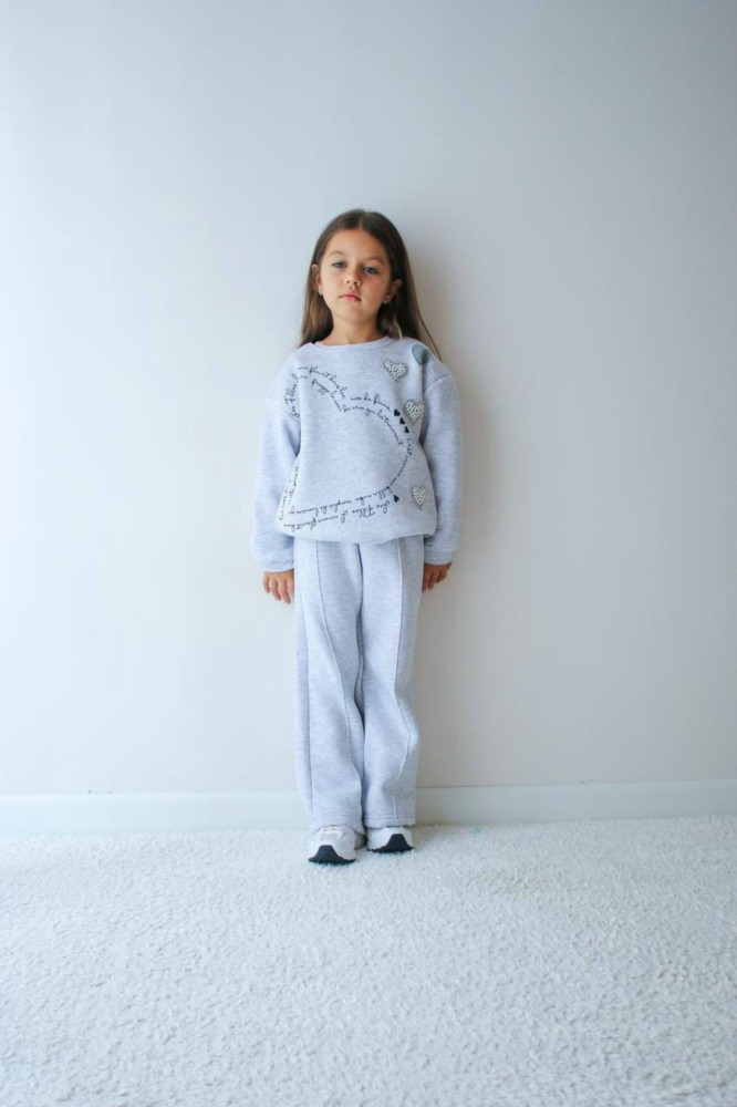 Купить Детский костюм серый оптом Садовод Интернет-каталог Садовод интернет-каталог