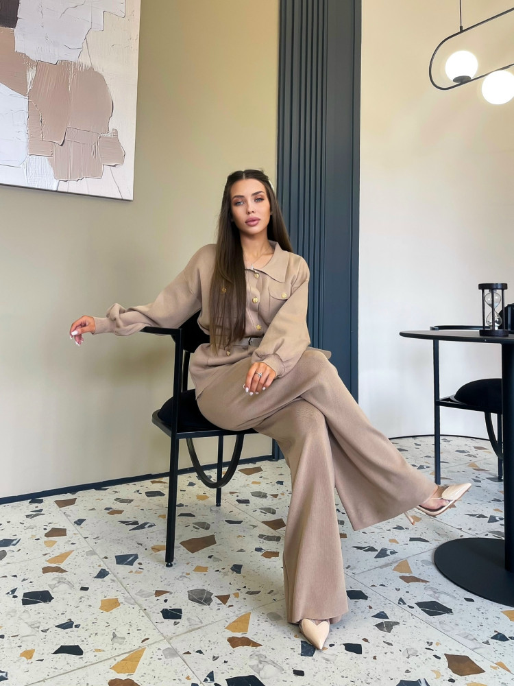 Купить Женский костюм бежевый оптом Садовод Интернет-каталог Садовод интернет-каталог