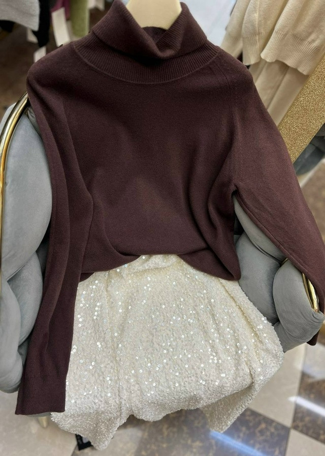 Купить Женская водолазка коричневая оптом Садовод Интернет-каталог Садовод интернет-каталог