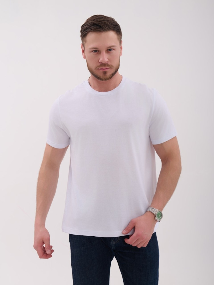 Купить Мужская футболка белая оптом Садовод Интернет-каталог Садовод интернет-каталог