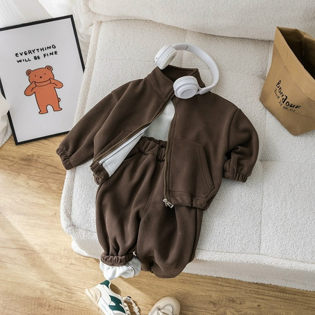 Купить Детский костюм коричневый оптом Садовод Интернет-каталог Садовод интернет-каталог