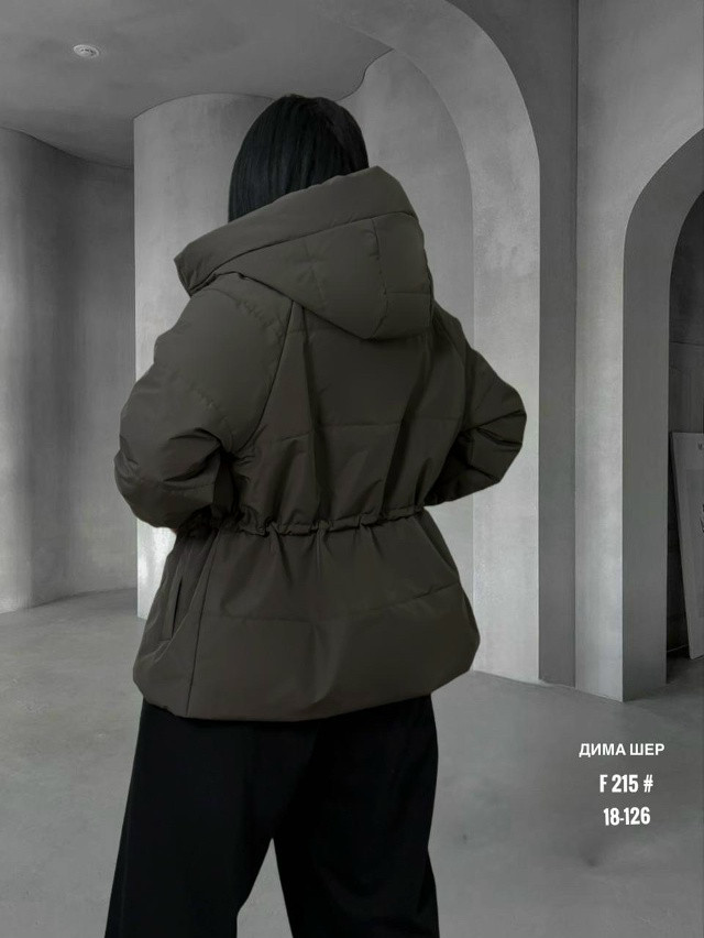 Купить Куртка женская темно-серая оптом Садовод Интернет-каталог Садовод интернет-каталог