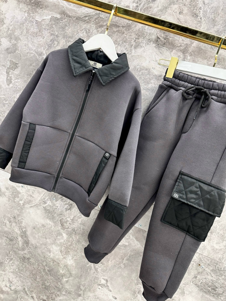 Купить Детский костюм серый оптом Садовод Интернет-каталог Садовод интернет-каталог