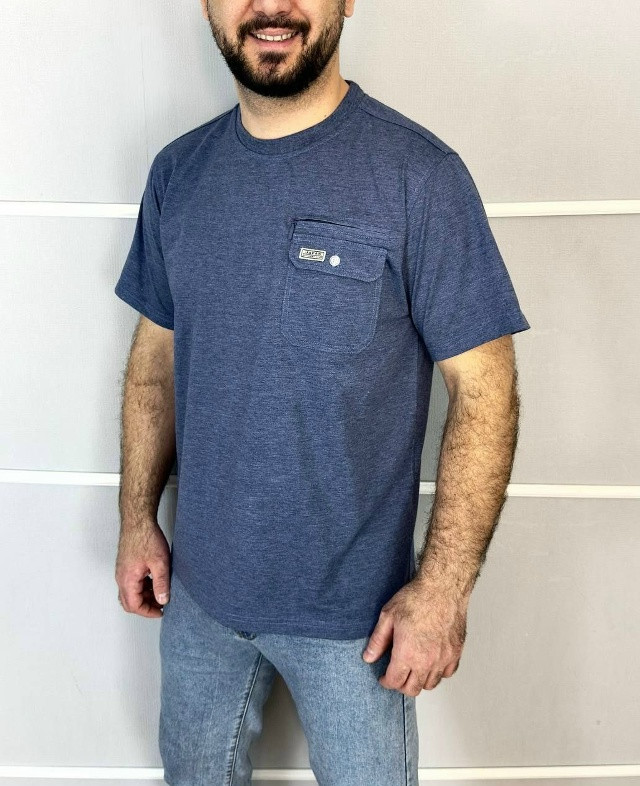 Купить Мужская футболка темно-синяя оптом Садовод Интернет-каталог Садовод интернет-каталог