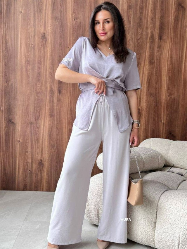 Купить Женские брюки светло-серые оптом Садовод Интернет-каталог Садовод интернет-каталог