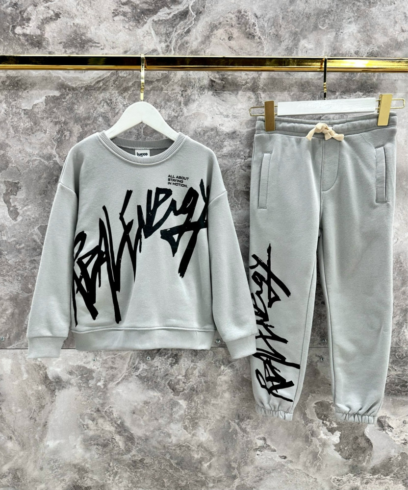 Купить Детский костюм серый оптом Садовод Интернет-каталог Садовод интернет-каталог