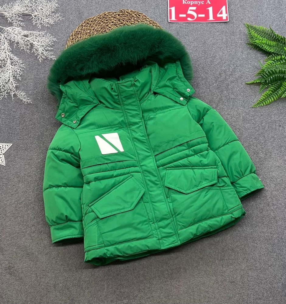 Купить Куртка детская зеленая оптом Садовод Интернет-каталог Садовод интернет-каталог