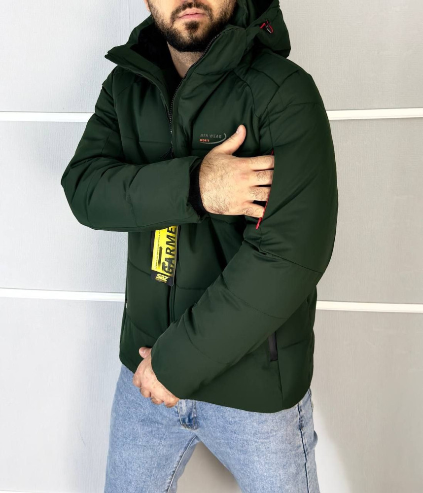 Купить Куртка мужская зеленая оптом Садовод Интернет-каталог Садовод интернет-каталог