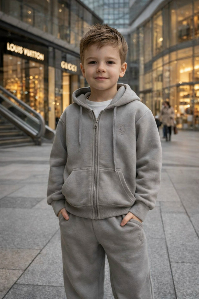 Купить Детский костюм серый оптом Садовод Интернет-каталог Садовод интернет-каталог