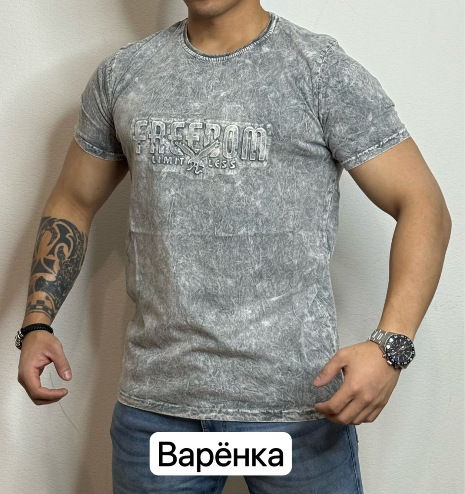 Купить Футболка для мужчин великан, вареный хлопок оптом Садовод Интернет-каталог Садовод интернет-каталог