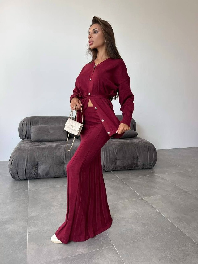 Купить Женский костюм бордовый оптом Садовод Интернет-каталог Садовод интернет-каталог