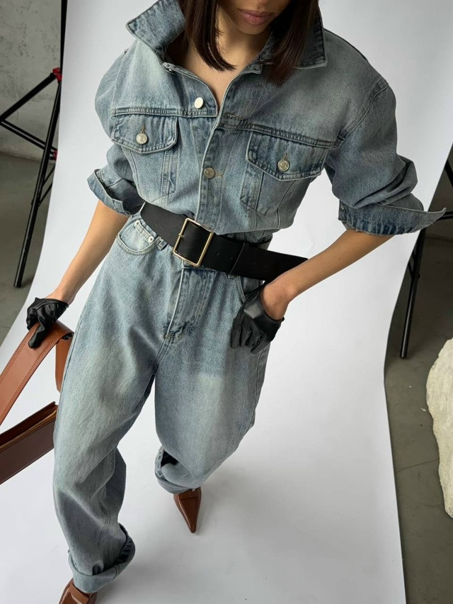 Купить Женский комбинезон синий оптом Садовод Интернет-каталог Садовод интернет-каталог