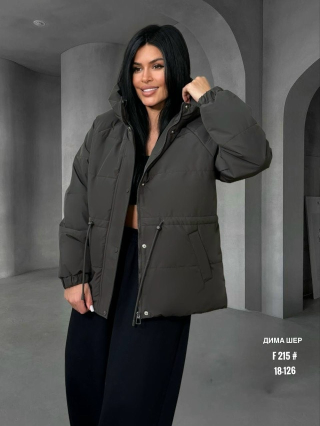 Купить Куртка женская серая оптом Садовод Интернет-каталог Садовод интернет-каталог