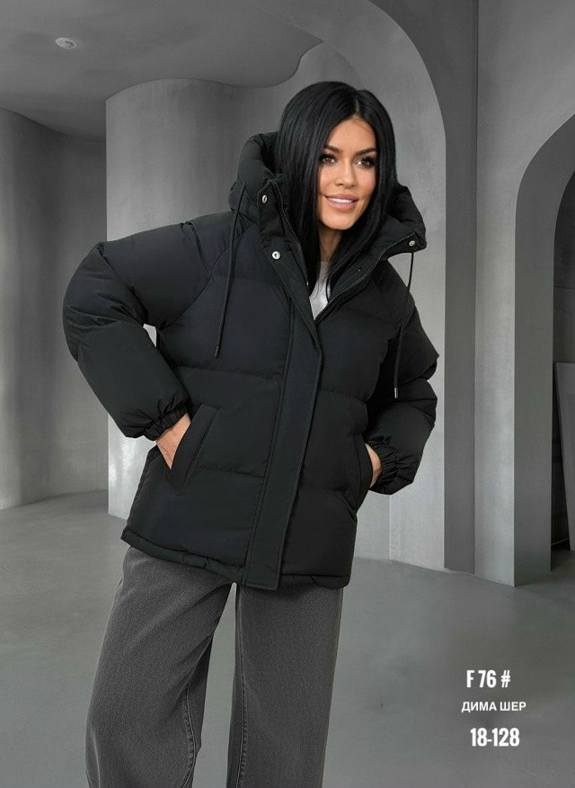 Купить Куртка женская черная оптом Садовод Интернет-каталог Садовод интернет-каталог