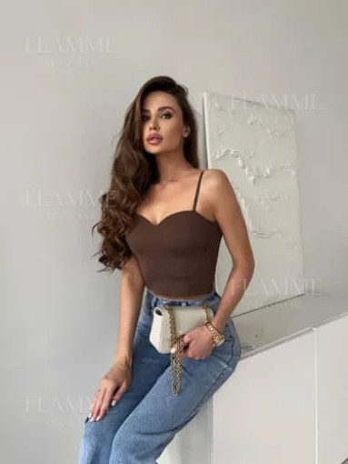 Топ Zara с корректирующими чашками ( push up) на тонких бретельках САДОВОД официальный интернет-каталог