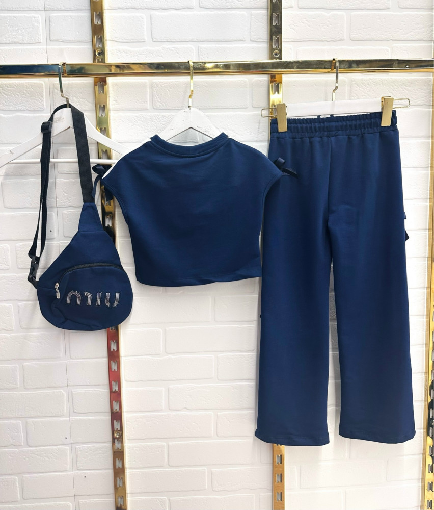 Купить Детский костюм синий оптом Садовод Интернет-каталог Садовод интернет-каталог