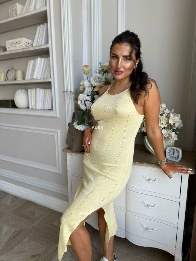 Купить Платье желтое оптом Садовод Интернет-каталог Садовод интернет-каталог