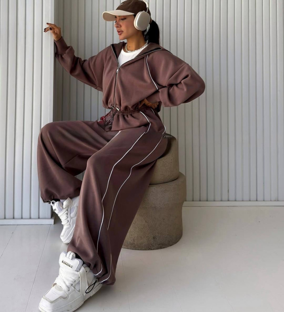 Купить Женский костюм коричневый оптом Садовод Интернет-каталог Садовод интернет-каталог