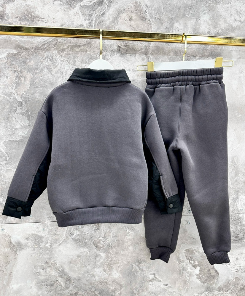 Купить Детский костюм серый оптом Садовод Интернет-каталог Садовод интернет-каталог