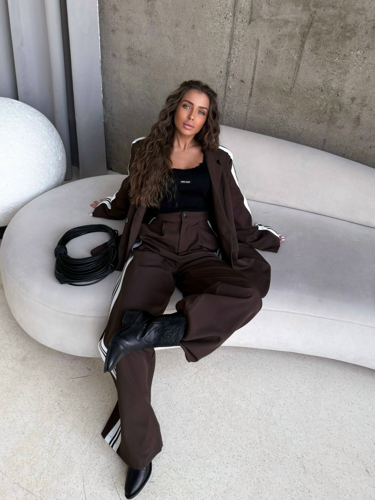 Купить Женский костюм коричневый оптом Садовод Интернет-каталог Садовод интернет-каталог