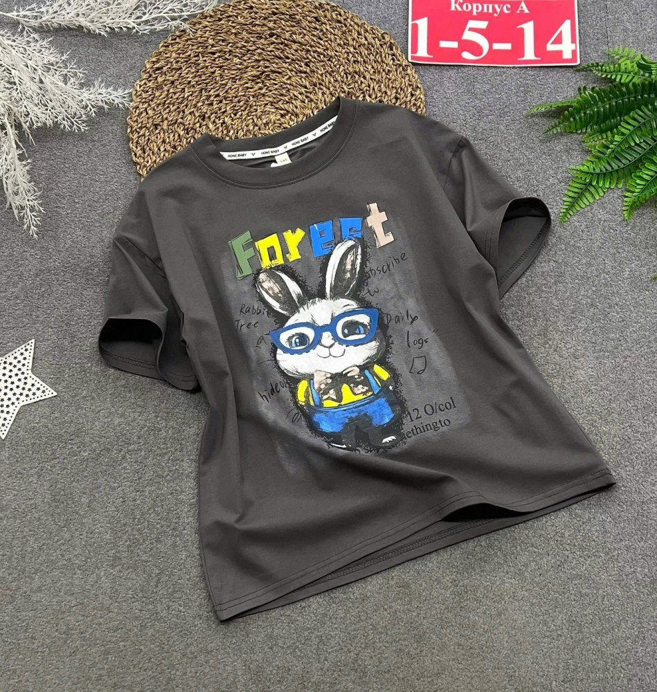 Купить Детская футболка серая оптом Садовод Интернет-каталог Садовод интернет-каталог