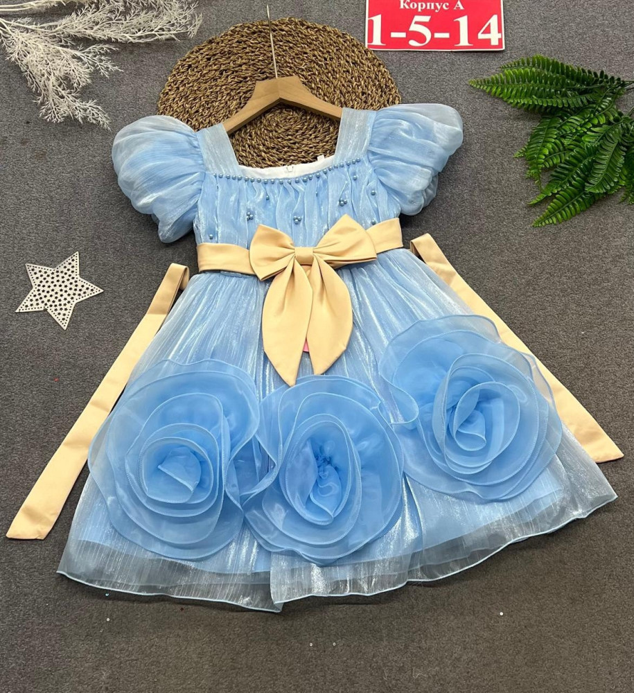 Купить Платье голубое оптом Садовод Интернет-каталог Садовод интернет-каталог